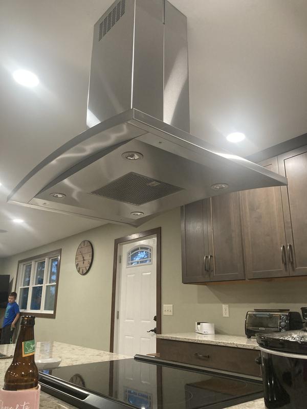 GE Profile Designer 36 Convertible Range Hood Stainless Steel PV977NSS -  Best Buy