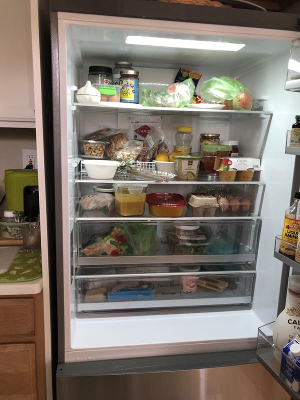 GE CounterDepth BottomFreezer Refrigerator COGBE17HYRFS