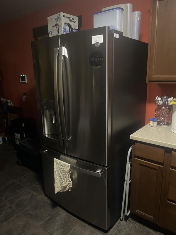 GE Café French door refrigerator with Keurig® K-Cup® single cup brewer