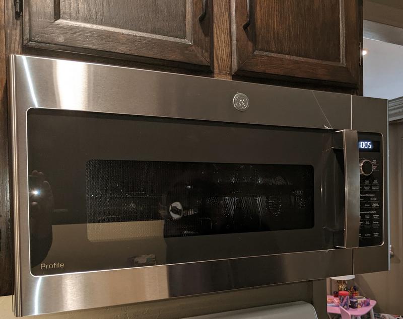 GE Profile 1.7 Cu. Ft. Over the Range Microwave in Stainless Steel with Air  Fry PVM9179SRSS - The Home Depot