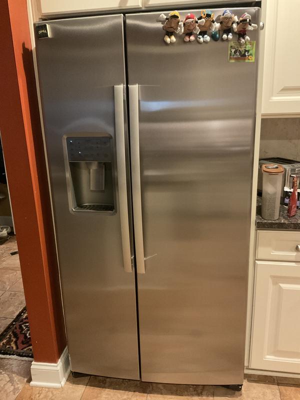 GE Profile 36 Counter Depth Side By Side Refrigerator PZS22MYKFS 21.94 –  APPLIANCE BAY AREA