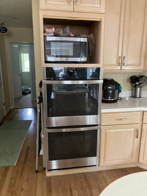 GE JKD3000SNSS 27 inch Smart Built-In Double Wall Oven with 8.6 cu