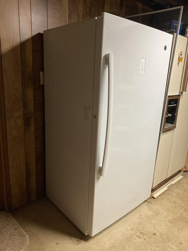 GE Appliances 17.3 Cu. Ft. Frost-Free Upright Freezer Energy Star
