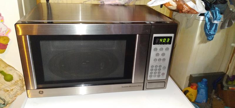 GE JES1142SJ 1.1 Cu. Ft. Capacity Countertop Microwave Oven FACTORY  REFURBISHED ONLY FOR USA