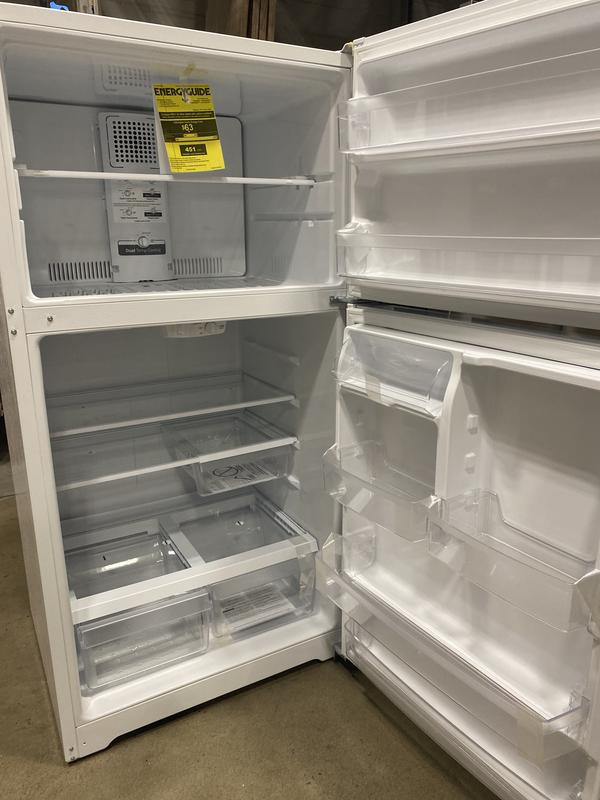 ぷーページ GE 21.9 Cu. Ft. Top Freezer Refrigerator with Garage Ready