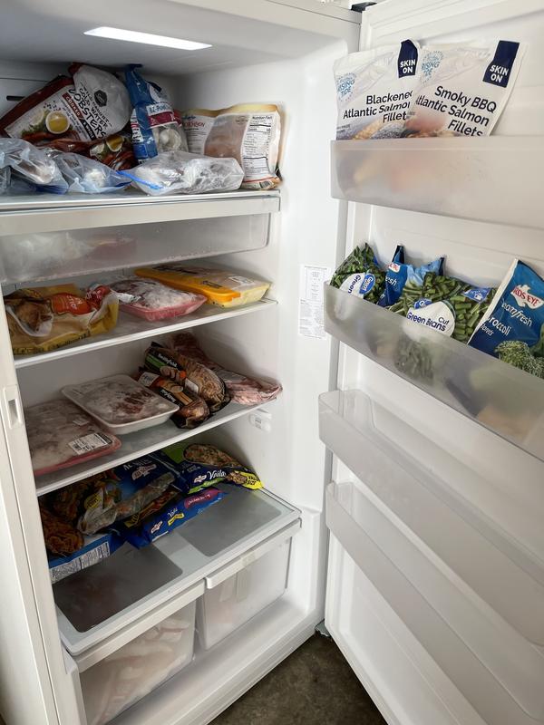 Ge Garage Ready Ft Frostfree Upright Freezer (white) Energy Star