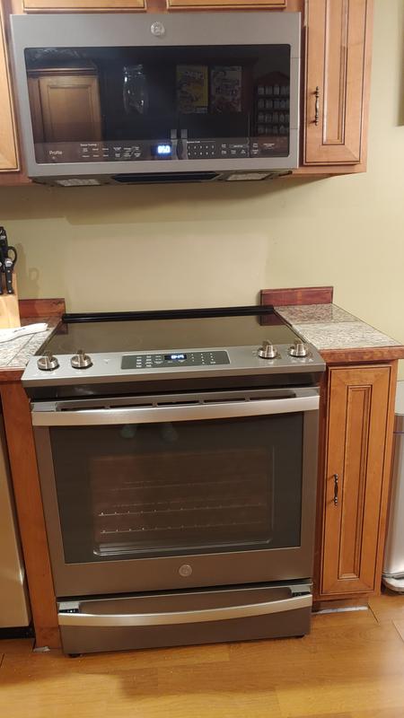 GE Appliances JS760EPES 30 5.3 cu.ft. Slate Slide-In Electric