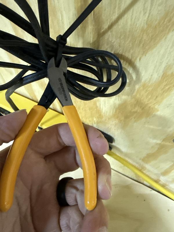Snips are great for cutting zip ties
