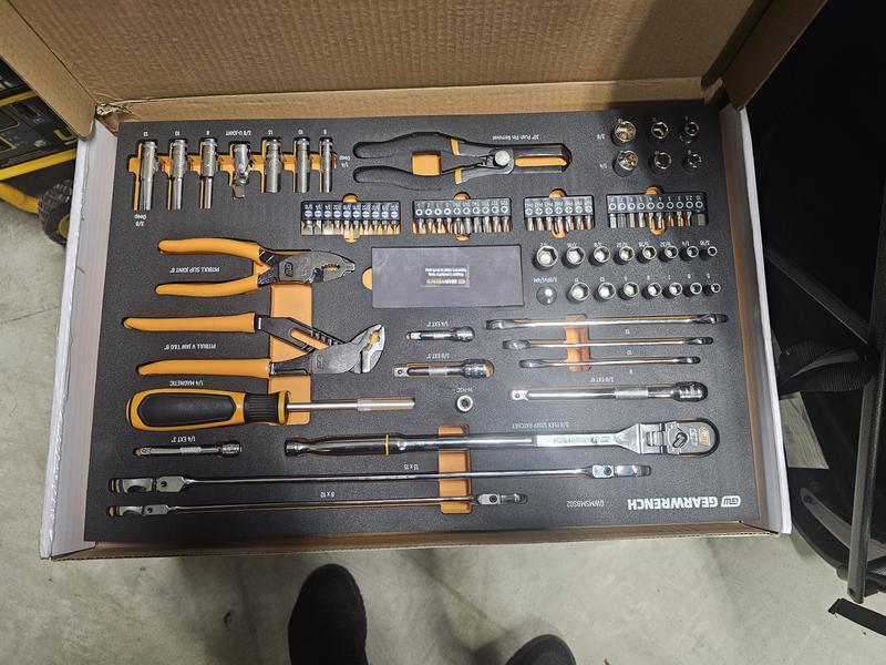 82 Pc. 120XP Ratchet & Micro Bit Set in Foam Storage Tray