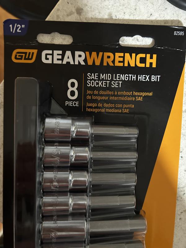 8 Piece 1/2