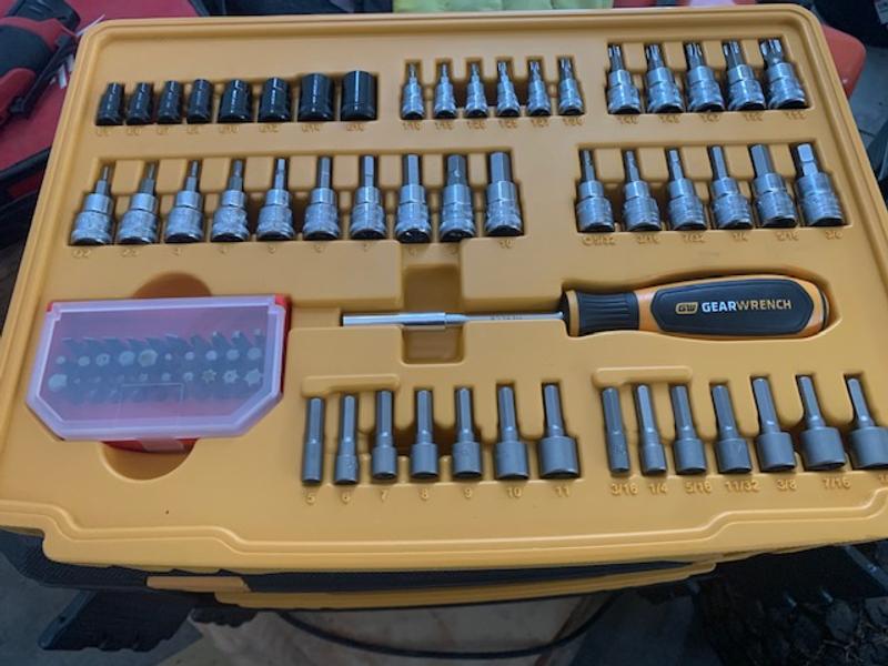 1/4 & 3/8 sq drive bits, 1/4 hex driver bits