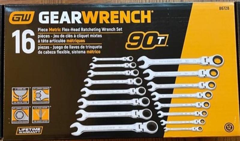 Gearwrench 16 piece metric deals flex head