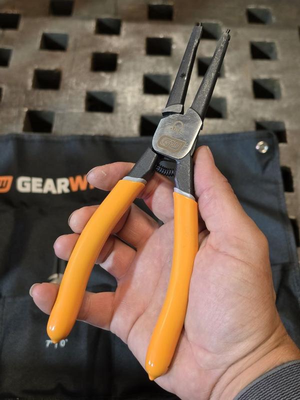 2 Piece Fixed Joint Internal/External Snap Ring Plier Set