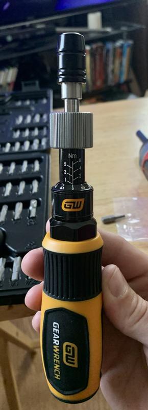 GearWrench Torque Screwdriver, 1-6Nm 89621