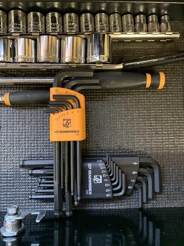 saktuya(19、42、46) 26 Piece Long Arm SAE/Metric Hex Key Set