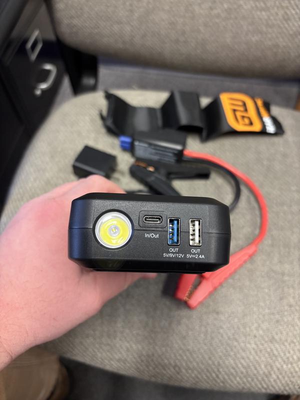 2500A 12V Lithium Battery Jump Starter and Powerbank