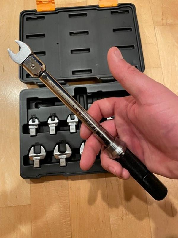 GEARWRENCH 12 Pc. 1/4" Drive Metric Open End Interchangeable Torque Wrench mediadb.co.kr