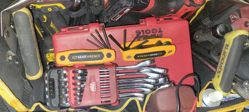 9 Piece SAE Folding Hex Key Set | GEARWRENCH