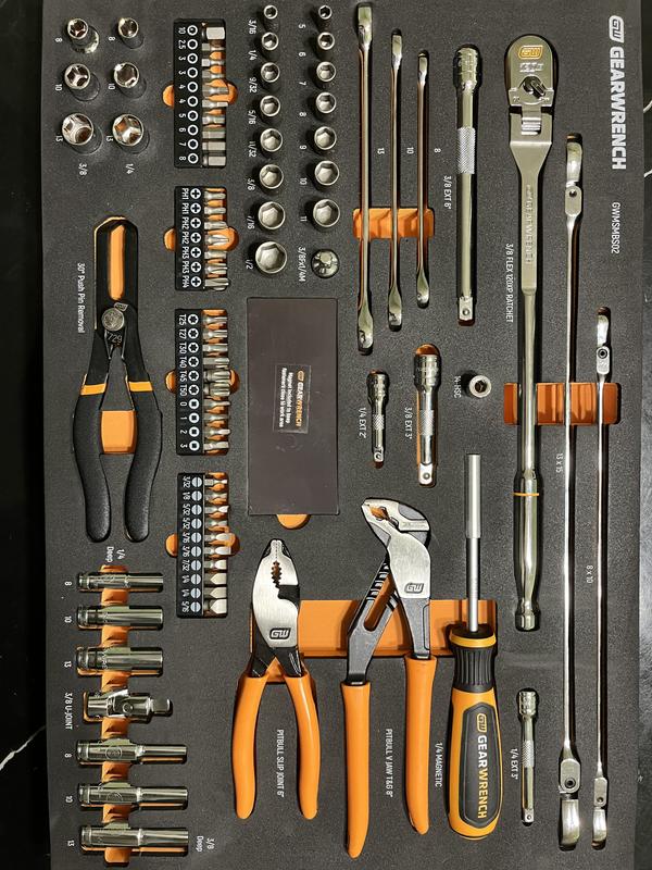 82 Pc. 120XP Ratchet & Micro Bit Set in Foam Storage Tray