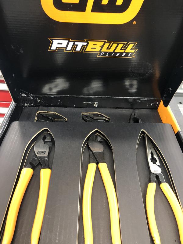 GearWrench 82204C-06 Pitbull Mixed Dual Material Plier Set (6-Piece)