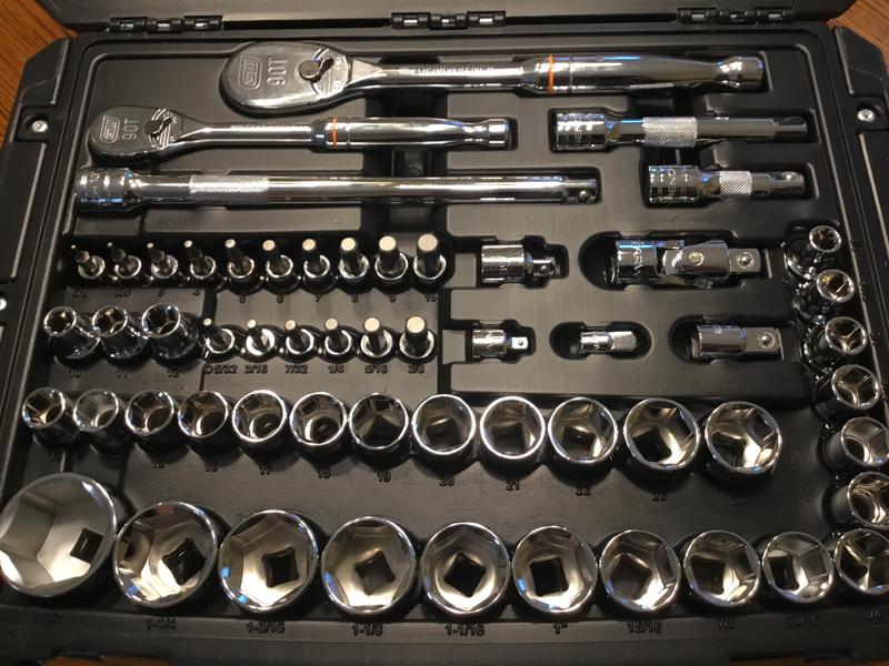 243 Pc. 6 Point Mechanics Tool Set in 3 Drawer Storage Box