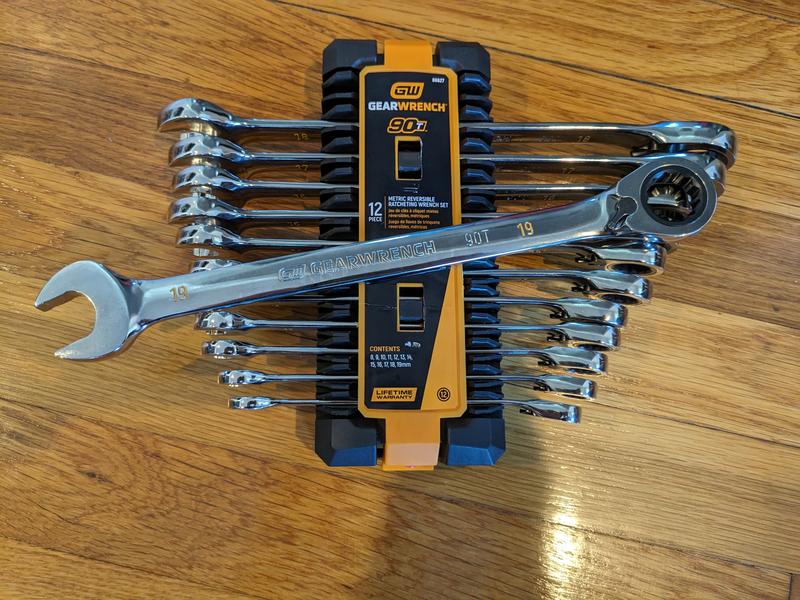 Gearwrench reversible ratcheting wrench set metric hotsell