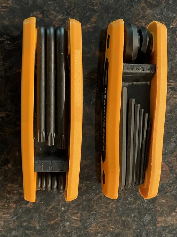 8 Piece Metric Folding Hex Key Set | GEARWRENCH