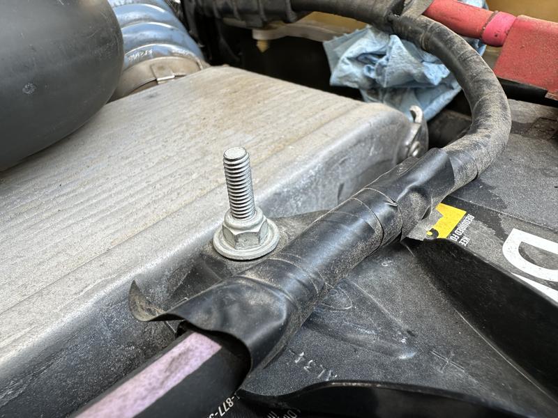 Nut on extended thread