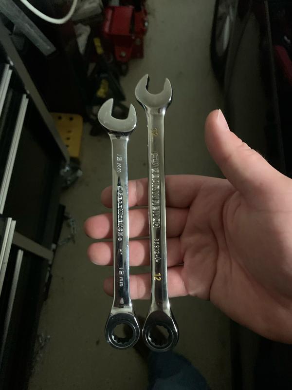 12mm 90-Tooth 12 Point Ratcheting Combination Wrench