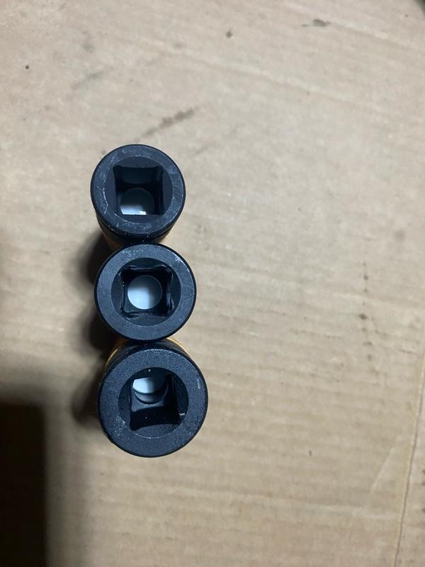 3 Pc. High-Strength Wheel Protector Impact Metric Socket Set