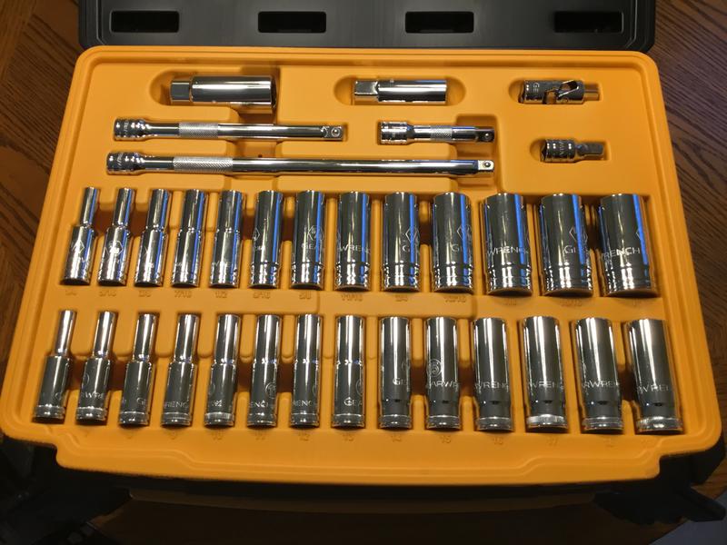 243 Pc. 6 Point Mechanics Tool Set in 3 Drawer Storage Box