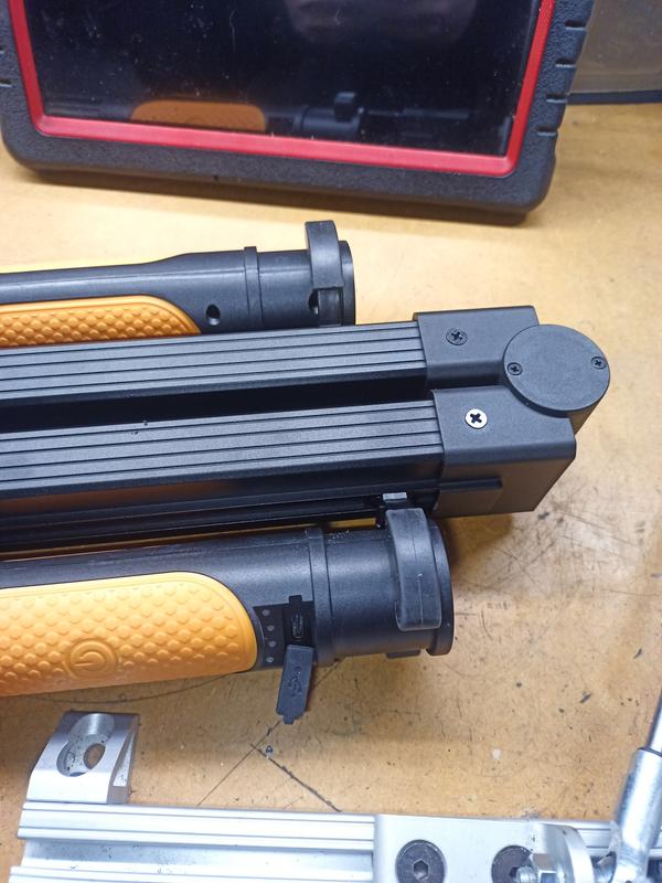 A nice feature to add, would be built in wires for charging the lights simultaneously while they are mounted in the bar.