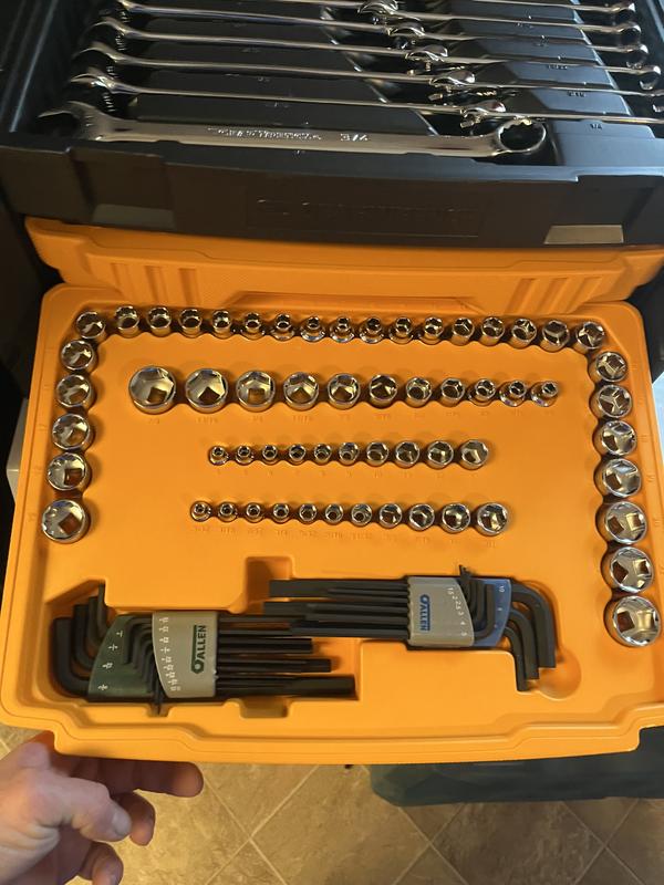 219 Pc. Mechanics Tool Set in 3 Drawer Storage Box