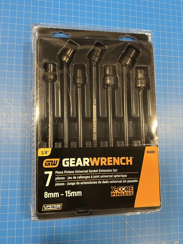 7 Pc. X-Core™ Pinless Universal Impact Extension Socket Set