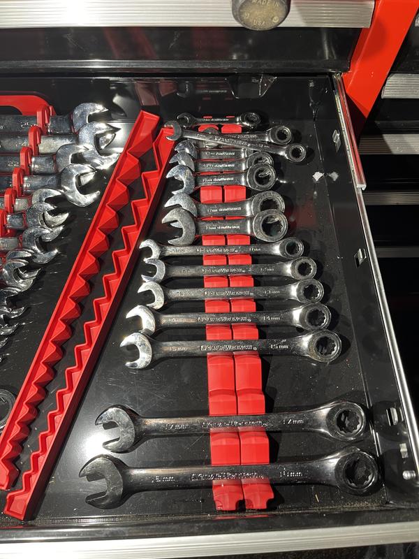 34 Pc. 72T 12 Pt Standard & Stubby Ratcheting Wrench Set