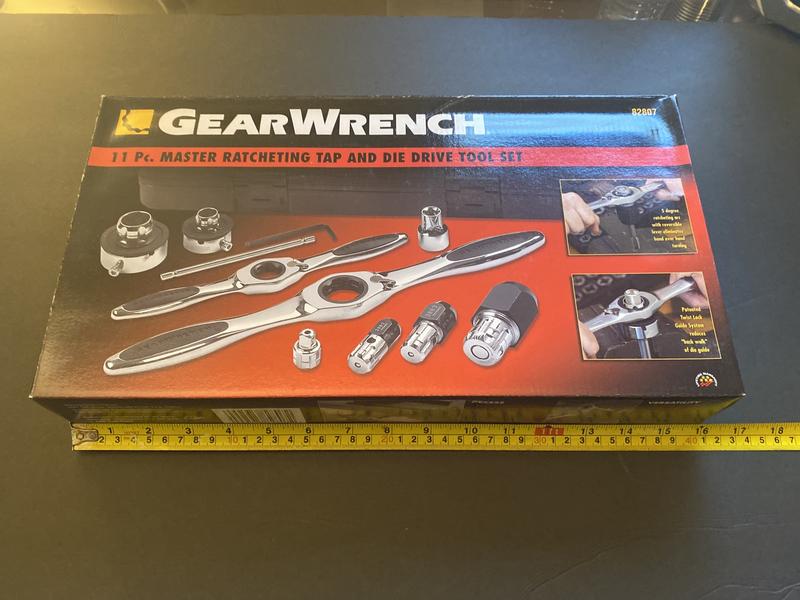 Gearwrench master tap and deals die set