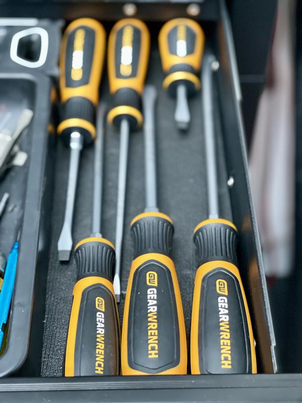 12 Pc. Phillips®/Slotted Dual Material Screwdriver Set - Gearwrench