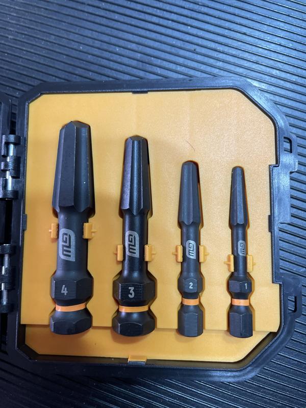 Gearwrench 4 Pc. Bolt Biter Screw Extractor Set 84787