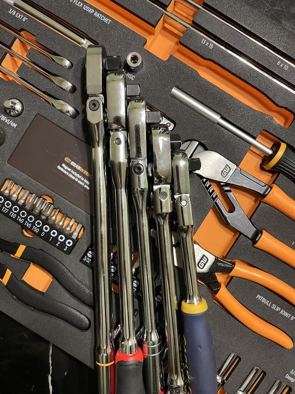 82 Pc. 120XP Ratchet & Micro Bit Set in Foam Storage Tray