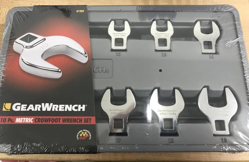 Gearwrench on sale crowfoot set