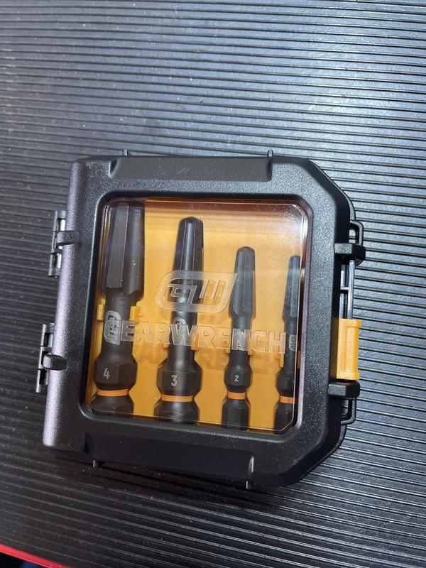 Gearwrench 4 Pc. Bolt Biter Screw Extractor Set 84787
