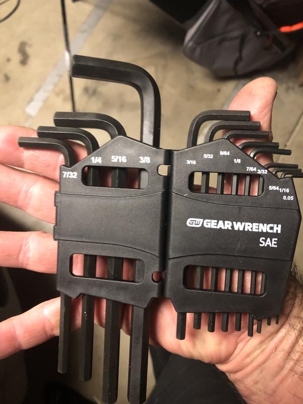 13 Piece Long Arm SAE Hex Key Set | GEARWRENCH