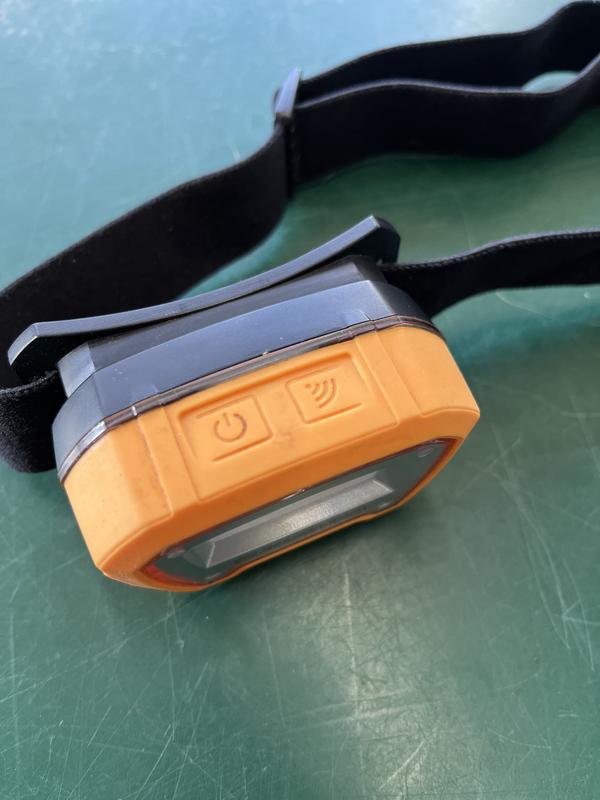 Light scuffing on the orange rubber part