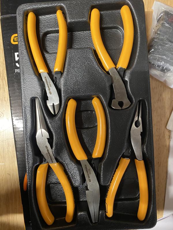 GEARWRENCH 5 Piece Precision Mini Plier Set