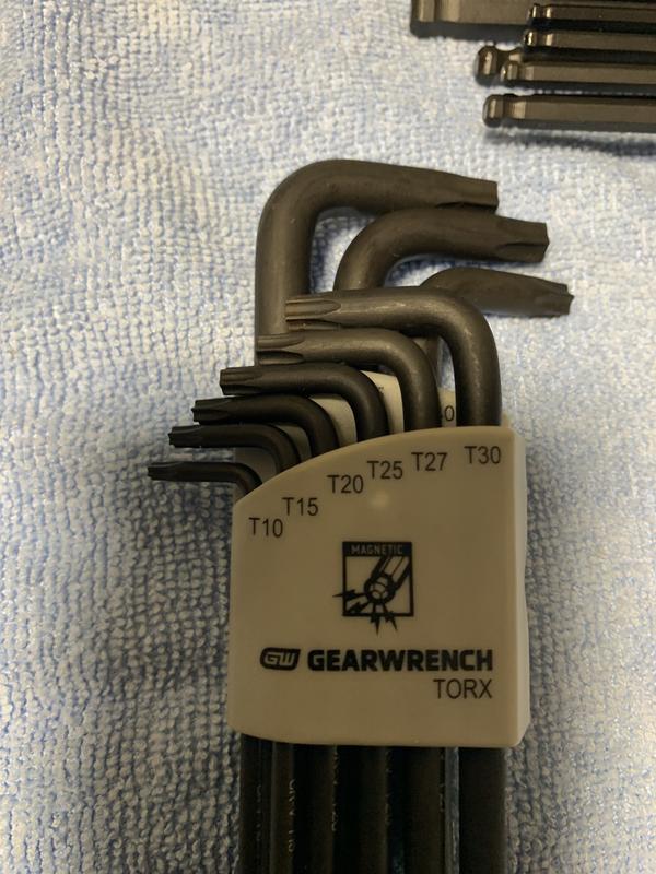 31 Piece Magnetic Long Ball End SAE/Metric/Torx® Hex Key Set