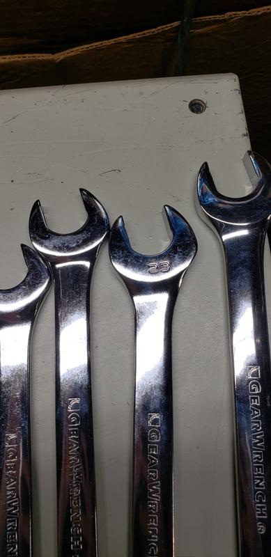 44 Pc. 12 Point Long Combination SAE/Metric Wrench Set