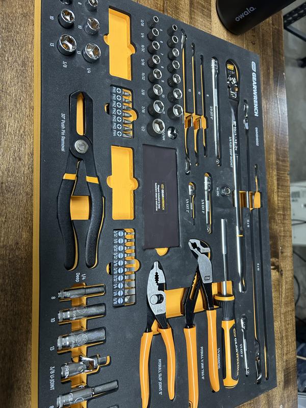82 Pc. 120XP Ratchet & Micro Bit Set in Foam Storage Tray
