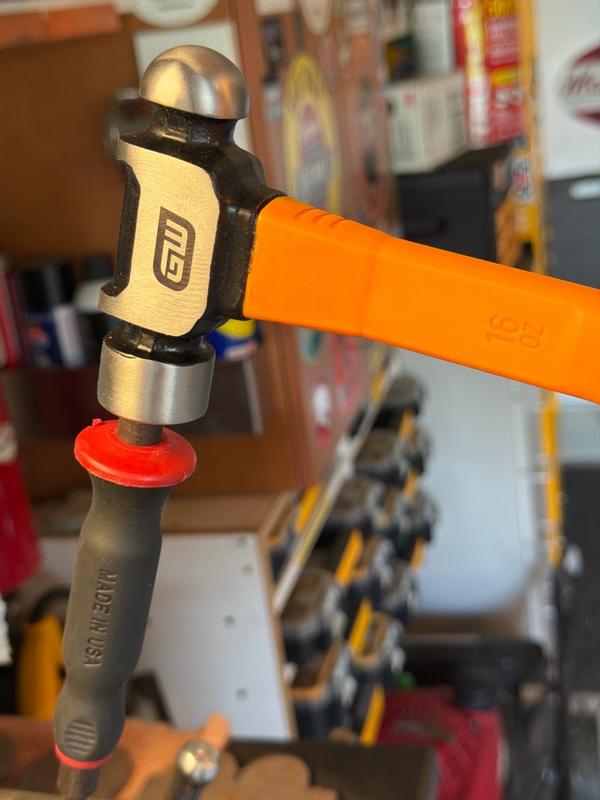 16 oz. Ball Pein Hammer with Fiberglass Handle