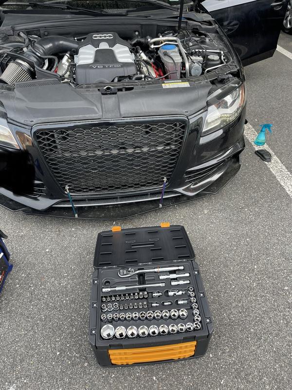 Came in hand for this Audi