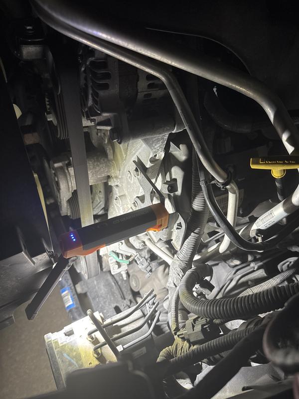 Nice strong magnet! Find good place to mount it and holds well and can adjust light head to wherever it needs to be.